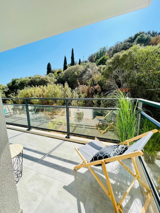 Ajaccio T2 Grand Standing Neuf - Centre Ville Et Plages - 4 Personnes - Parking Prive Exteriör bild