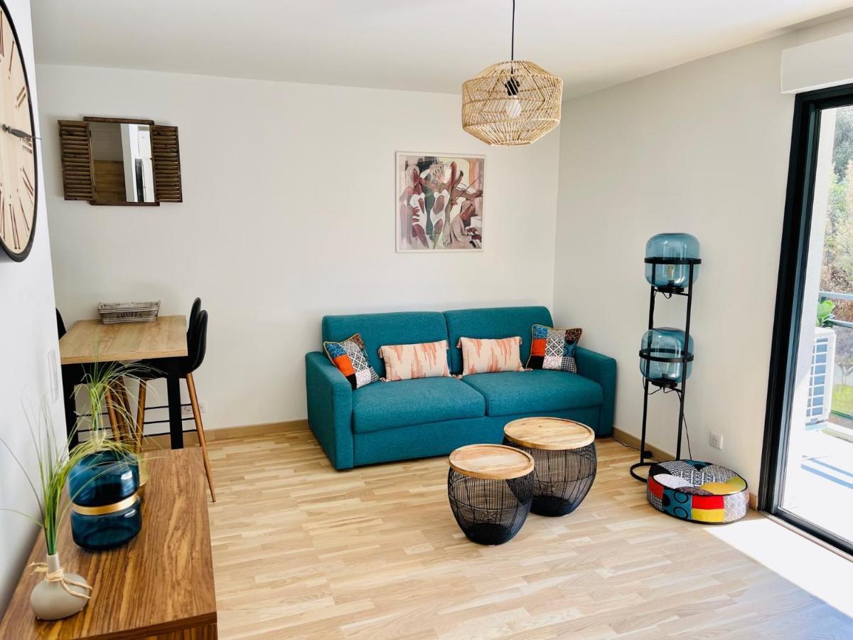 Ajaccio T2 Grand Standing Neuf - Centre Ville Et Plages - 4 Personnes - Parking Prive Exteriör bild