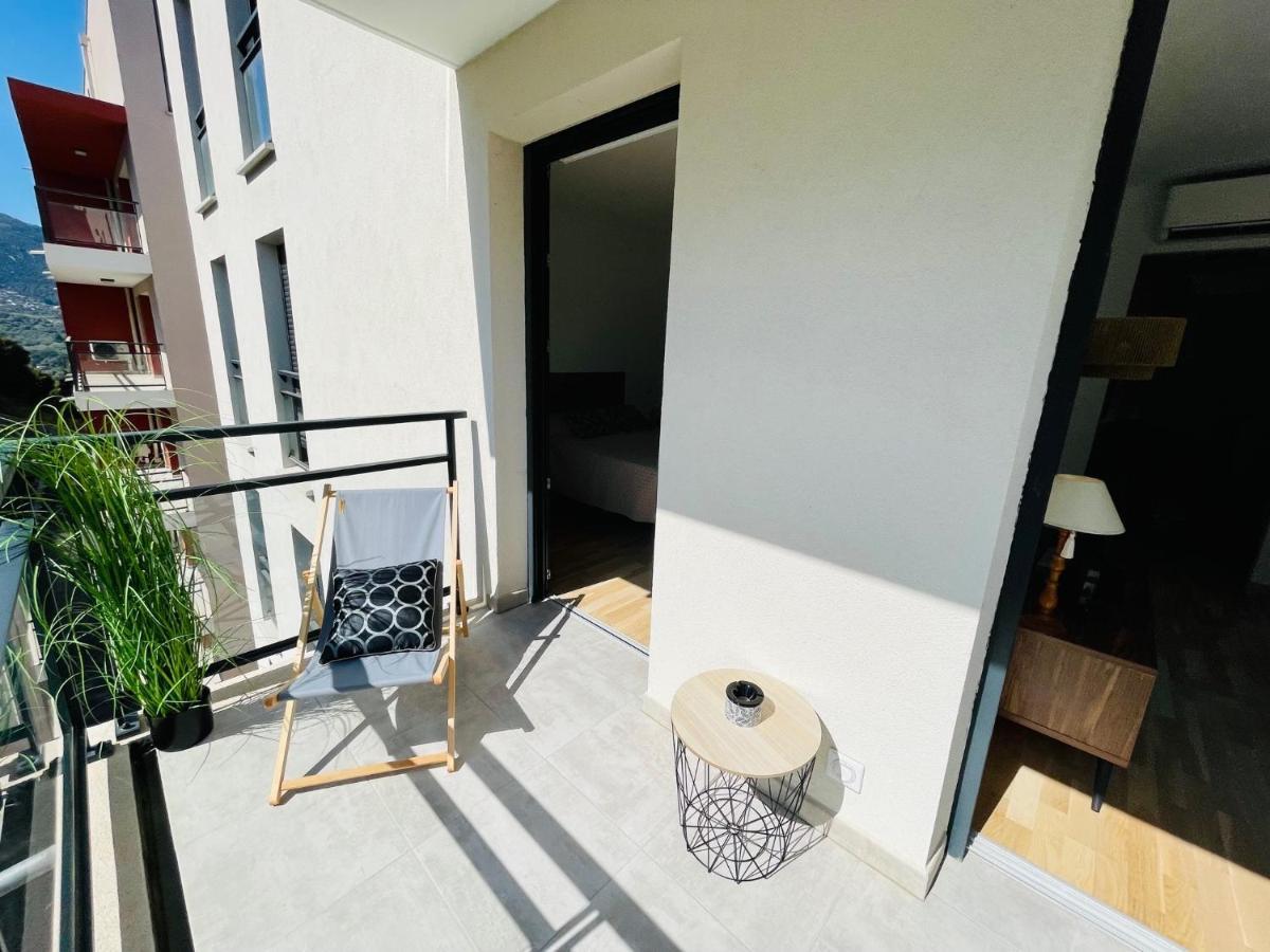 Ajaccio T2 Grand Standing Neuf - Centre Ville Et Plages - 4 Personnes - Parking Prive Exteriör bild