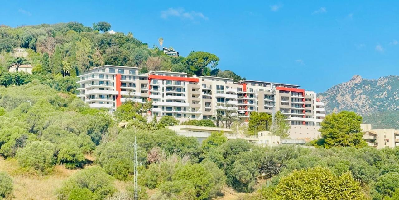 Ajaccio T2 Grand Standing Neuf - Centre Ville Et Plages - 4 Personnes - Parking Prive Exteriör bild